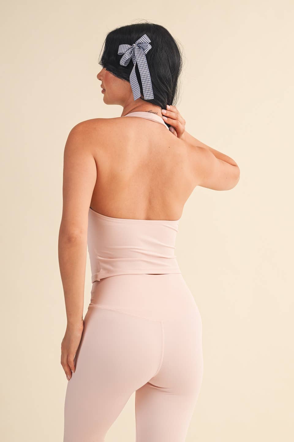 HOLISTIX Halter Tank & Crossover Legging Set