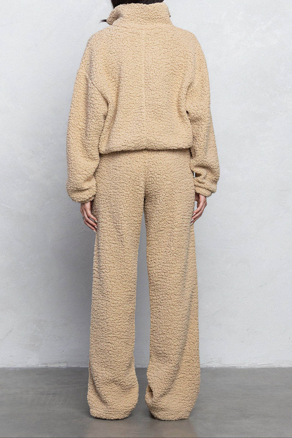 HOLISTIX Teddy Bear Half-Zip 2-Piece Loungewear Set